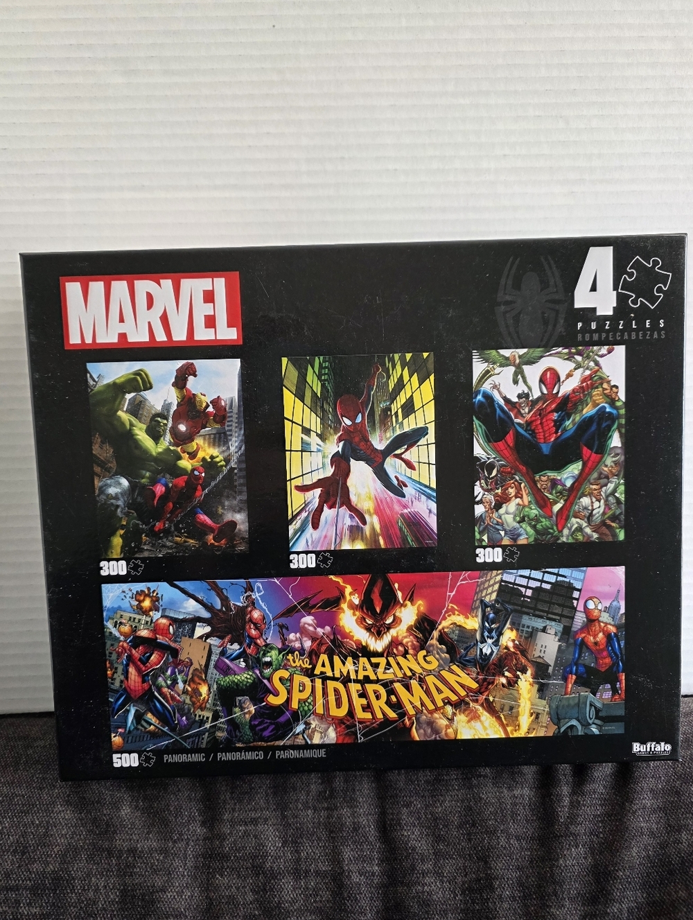 NIB Marvel Spider-Man Puzzle Set Of 4